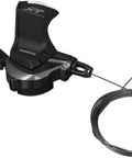 XT SL M8000 RapidFire Trigger Shifter Right Hand For 11 Speed Mountain Bikes showing ergonomic long lever and cable