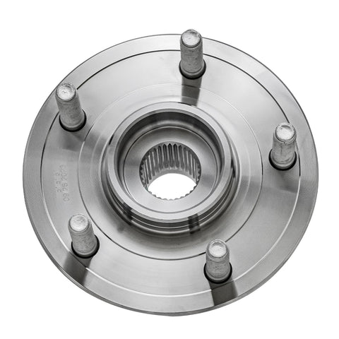 2 Front Wheel Bearing Hubs Set For 2012 To 2018 Ram 1500 Front Replacement 5 Lug 3 Bolt Triangular Flange ABS Sensor Includes 2 Hubs Direct Fit