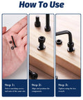 How to use Tough As Nails 800 Piece M3 Screw Assortment Kit with screws, nuts, and hex wrench for assembly.