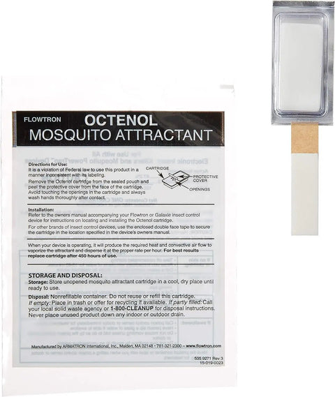 Octenol mosquito attractant for use with Outdoor Bug Zapper For 1 Acre Coverage With 40W UV Bulb And 5600V Kill Grid Hangable Lantern Insect Trap