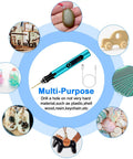 3 Speed Cordless Mini Drill Pen USB Rechargeable DIY Electric Hand Drill Kit With 10 Small Drill Bits for Jewelry Making