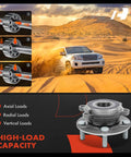 Front Wheel Bearing Hub Assembly For Mazda 3 2014-2018, 3 Sport 2014-2018, And CX-3 2016-2021, showing high-load capacity