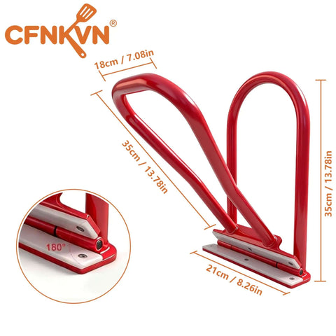 Roof Eaves Seam Bender And Drip Edge Folding Tool Heavy Duty 90 To 180 Degree Metal Roof Edge Hemming Crimper, red
