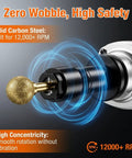 Two Pack Angle Grinder To Die Grinder Adapter Set Turns Your Grinder Into A Die Grinder With Five Eighths Eleven Thread visible