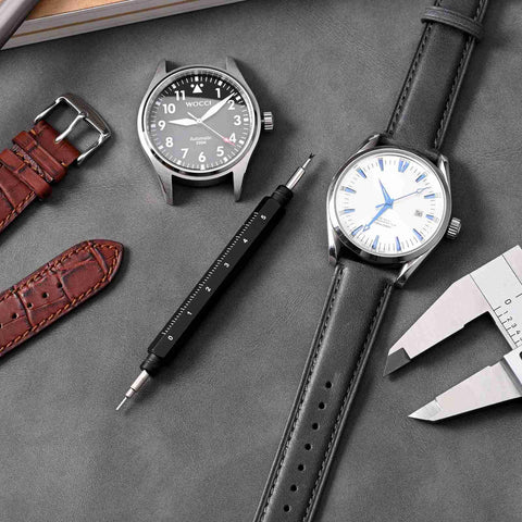 Premium Watch Band Tool Kit For Easy Removal And Installation Of Spring Bar Pins, Stainless Steel Fork Tool With Caps