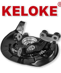 No Sweat Steering Knuckle And Wheel Bearing Hub Assembly Fits Toyota Highlander 2008 To 2017 And Lexus RX350 2010 To 2015 Front Right Passenger Side in black finish.