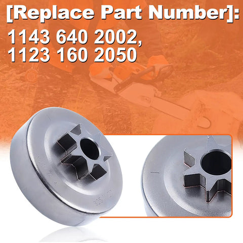 Beefed Up 325 Pitch 7 Tooth Clutch Drum Spur Sprocket Cover Kit For Stihl MS231 MS241 MS251 MS231C MS241C MS251C Chainsaws