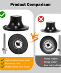 Product comparison of 2 Inch Quick Change Sanding Discs Kit With One Quarter Inch Holder For Deburring Grinding Polishing Rust Removal And Surface Prep All In One Pro Grade 116 Piece Set Featuring Aluminum Oxide Zirconia Nonwoven And Flap Discs.