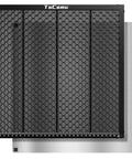 Top view of Steel Honeycomb Laser Bed 300x300mm 12x12in With Magnet Hold-Down For Laser Engraver And Cutter Built To Last 325x325x12mm Frame.