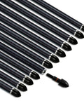 20 Inch Carbon Crossbow Bolts With Half Moon Nocks, Dead On Straight Within 0.003 Inches, Hunting And Practice Arrows, Pack Of 12