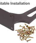 4 Pack 6 Inch Cold Rolled Steel Angled Furniture Legs For DIY Tables Sofas Cabinets And TV Stands Built Tough With Screws