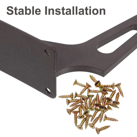 4 Pack 6 Inch Cold Rolled Steel Angled Furniture Legs For DIY Tables Sofas Cabinets And TV Stands Built Tough With Screws