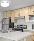 Arcfox 16 Inch 36W LED Flush Mount Ceiling Light With 1550 Lumen Output Dimmable 5 Color Temperatures in modern kitchen