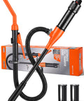 Grab And Go Portable Electric Fuel Transfer Pump Cordless Gas Siphon Battery Operated Fuel Dispenser with flexible hose and nozzle.