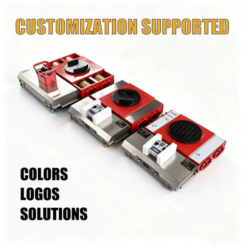 Heavy Duty 120 Ton Electric Machine Dolly Skate Kit With Auxiliary Wheels For Industrial Equipment Transport with customization options.