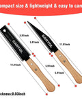 Two Piece Japanese Hand Saw Set For Wood Cutting With Six Inch Flush Cut Saw And Double Edged Ryoba Saw Made With SK5 Steel Wooden Handle