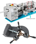 Pro Heavy Duty Rock Solid Lathe Steady Rest Wood Turning Support Mini Lathe Stabilizer with aluminum parts and clamps