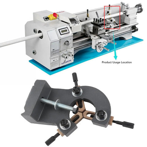 Pro Heavy Duty Rock Solid Lathe Steady Rest Wood Turning Support Mini Lathe Stabilizer with aluminum parts and clamps
