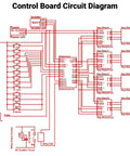 Diagram of 4 Axis CNC Motion Controller Board For Stepper Or Servo Motors 100KHz High Speed USB Drive Controller With Emergency Input Limit Switch