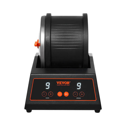 Front view of Dope Rock Tumbler Machine With 4 Lb Capacity, Direct Drive Motor For Silent, Belt Free Operation, 9 Speed Settings
