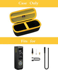 Built Dang Tough Hard Shell Case For Portable Tire Inflator And Air Compressor Waterproof Shockproof Cover With Yellow Interior
