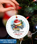 Personalized Mechanical Engineer Christmas Ornament 2026 Gift For Dad Mom Son Daughter Teacher Or Coworker Custom Name And Text Keepsake