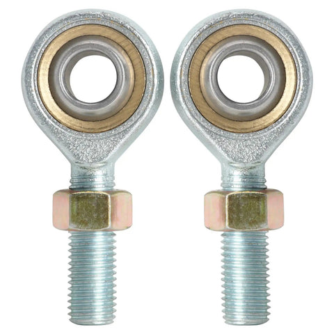 M10 Beefy Heavy Duty Rod End Bearing 10mm Bore Left Right Hand Thread Self Lubricating Ball Joint Heim Joint With Jam Nuts For ATV Quad Buggy Go Kart Drift Trike Golf Cart 4 Wheelers, pair