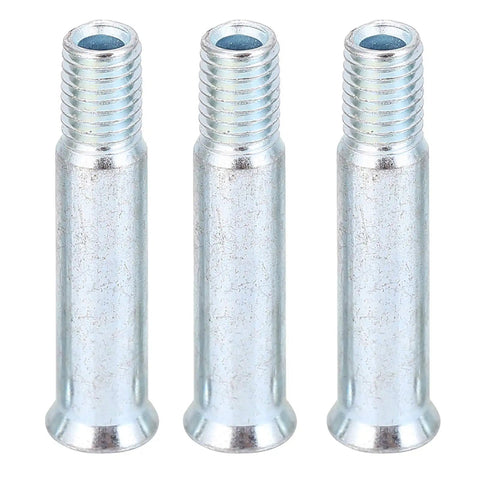 15 Pack Beefed Up Steel Inline Skate Replacement Axles 8mm Diameter 35mm Or 38mm Length with Coated Connecting Parts