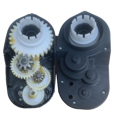 24V 30000RPM Gearbox Replacement for Pink Princess Carriage Ride On Toys, High Torque Motor, 20mm Shaft Hole, 205mm Length
