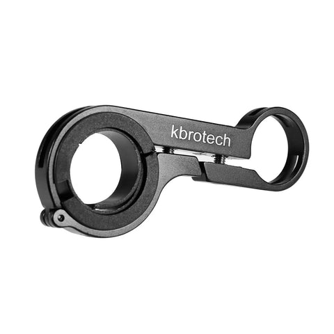 Dope Space Saver Bike Handlebar Extender Double Bar Mount For 25.4mm To 31.8mm Bars Carbon Fiber Mount shown with aluminum bracket