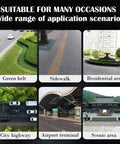 Usage scenarios for Hidden Street Ready Stainless Steel Manhole Covers, suitable for green belts, sidewalks, highways, and more.