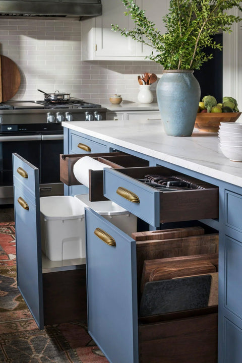 Kitchen with cabinets featuring Antique Brass Cabinet Pulls 5 Inch Center To Center Din Cup Handles Retro Style Zinc Alloy