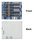 Bulletproof Build Three Pack Four Series Lithium Iron Phosphate BMS Battery Guard 30A 12.8V Power Management Board front and back view.