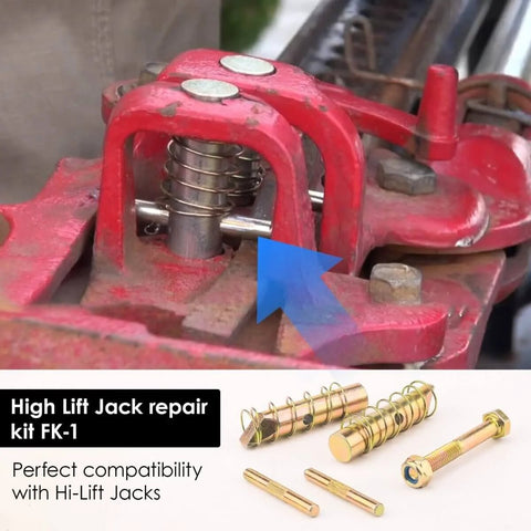 Beefed Up Fix It Kit For Heavy Duty Lift Jacks Replacement FK 1 With Pins Springs Cross Pins Link Bolt Nut For Most Hi Lift Jacks
