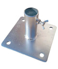 Heavy Duty Scaffolding Base Plates Made From Iron With Anti Rust Coating Welded Construction Adjustable Mobile Support
