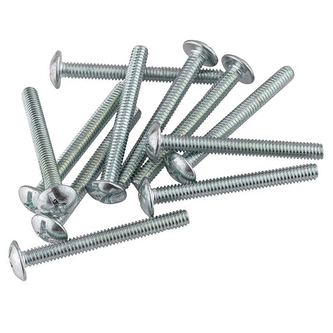 Rock Solid Heavy Duty Truss Head Machine Screws Goes On Like a Charm for Cabinet Door Knobs and Dresser Drawer Pulls Zinc Coated Steel Easy Mounting Pack of Twenty Five