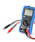 Digital Multimeter For DIY Tinkering And Electrical Troubleshooting, Auto Range Ohm Meter with Clear LCD and Safe Probes