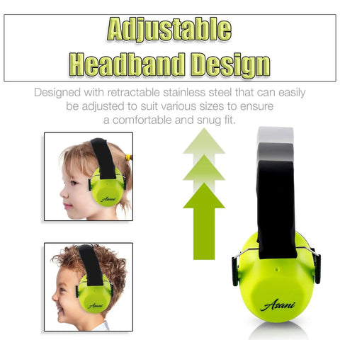 Kids Noise Canceling Ear Muffs With 25dB NRR ANSI Certified Hearing Protection adjustable headband feature
