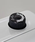 Close-up of thermostat control on 30,000 BTU Vent Free Blue Flame Propane Heater With Battery Ignition, No Electricity Needed