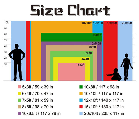 Size chart for 5x3ft Fabric World Map Backdrop With Flags For Parties And Classrooms, International Flag Decor, Photo Booth Prop, Travel Theme Event Backdrop, Education And Geography Lesson Visuals.