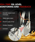 Lincoln Navigator Fuel Pump Module Assembly Sending Unit Replacement For 2003 2004 5.4L V8 Direct Fit Drop In SP2362M PFS-16 PFS-286 Replaces 2L7Z-9H307AA 2L7Z-9H307AF with real-time oil level monitoring features
