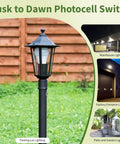 3 Piece Dusk To Dawn Sensor Switch For Outdoor Lighting 120 277V IP65 Waterproof Photo Cell Automatic On Off Energy Saving UL Listed For Outdoor Pole And Yard Lights