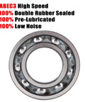 Sweet 10mm Bore Shielded Ball Bearings 22mm OD 6mm Wide Set C3 High Speed Double Shielded for Low Noise with specs