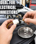 150 Piece 6.3Mm Male And Female Wire Spade Connector Quick Disconnect Terminal Kit For Automotive Audio Car Stereo Wiring in use.