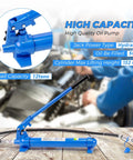 Heavy Duty 12 Ton Hydraulic Porta Power Pump With 4.6 Foot Hose And Steel Storage Case for garage frame straightening.
