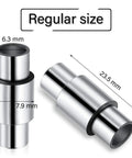 16 Piece Inline Skate Spacers Aluminum Axle Spacers For 6mm Axles Inline Bearings Speed Spacer Kit, regular size