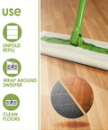 Bamboo Floor Wipes 20 Count For Wood Laminate And Tile Floors Soft Durable No Harsh Plastics Eco Friendly Wipes demonstration