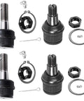 Beefed-Up 4WD Front 4-Piece Ball Joints Kit For Ford F-250 F-350 F-450 F-550 Super Duty 1999-2016 Replacement, Fits Excursion 2000-2005 4WD Models, Heavy-Duty Steering And Ride Quality Upgrade. Four front ball joints with hardware