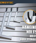 Your Go To L Square Set With Bubble Level For Router Fence And Table Saw, Machinist Squares In 6 1/4 In, 10 3/16 In, 16 1/8 In hanging on wall
