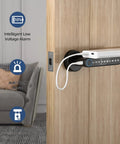 Smart Fingerprint Door Lock With Five Entry Methods Including Anti Peep Passcode IC Cards App And Physical Key 96